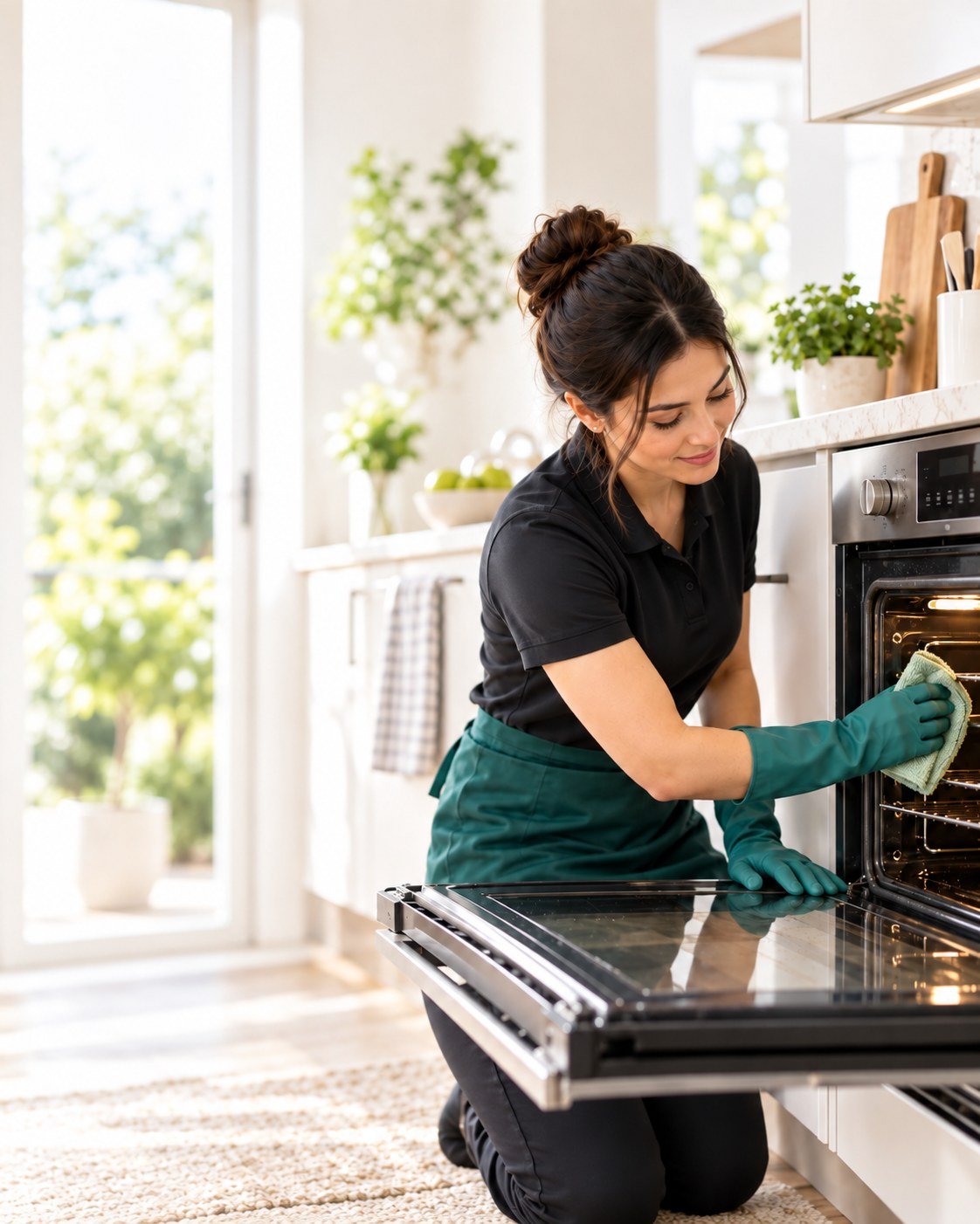 Oven cleaning